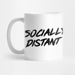 Socially Distant - Black Mug